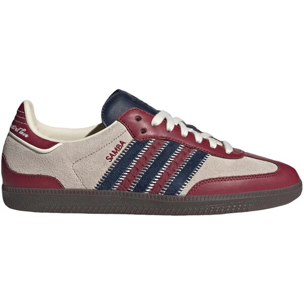 adidas アディダス メンズ スニーカー  【adidas Samba OG notitle Maroon】  大きさ US_9.5(27.5糎) Maroon/Beige/Navy/Dark Gum
