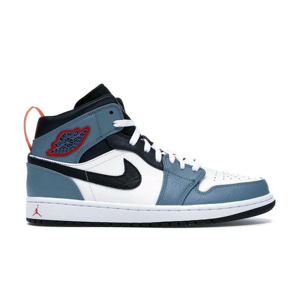Jordan ジョーダン メンズ スニーカー  【Jordan 1 Mid Fearless Facetasm】  大きさ US_7(25.0珊) White/Black-Celestial Teal-Dark Obsidian