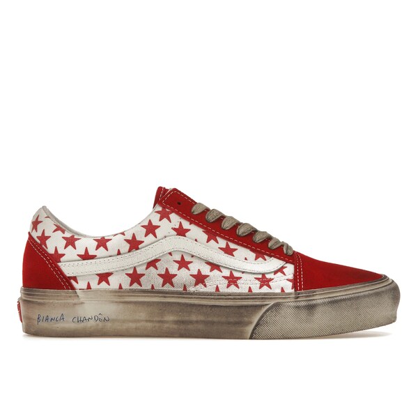 Vans バンズ メンズ スニーカー  【Vans Vault OG Old Skool LX Bianca Chandon Red White】  大きさ US_12(30.0糎) Red/White