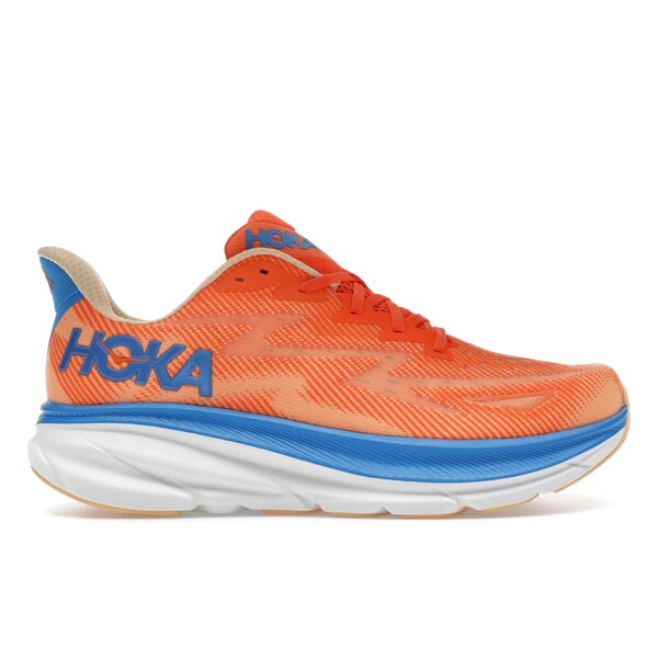 Hoka One One ホカオネオネ メンズ スニーカー  【Hoka One One Clifton 9 Vibrant Orange】  大きさ US_9(27.0糎) Vibrant Orange/Impala
