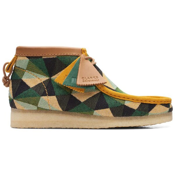 Clarks クラークス メンズ スニーカー  【Clarks Originals Wallabee Boot Multicolour】  大きさ US_8(26.0珊) Green/Multicolour