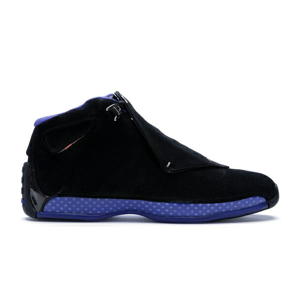 Jordan ジョーダン メンズ スニーカー  【Jordan 18 Retro Black Sport Royal (2018)】  大きさ US_11(29.0珊) Black/Metallic Silver-Sport Royal