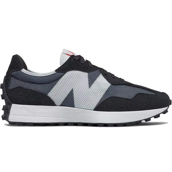 New Balance ニュー平衡にする メンズ スニーカー  【New Balance 327 Black Grey White】  大きさ US_8(26.0糎) Black/New Balance White