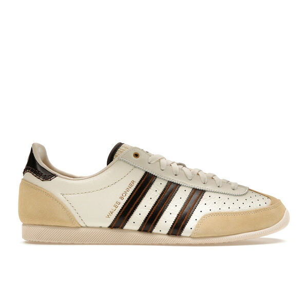 adidas アディダス メンズ スニーカー  【adidas Japan Wales Bonner Cream】  大いさ US_11.5(29.5糎) Cream White/Easy Yellow/Dark Brown