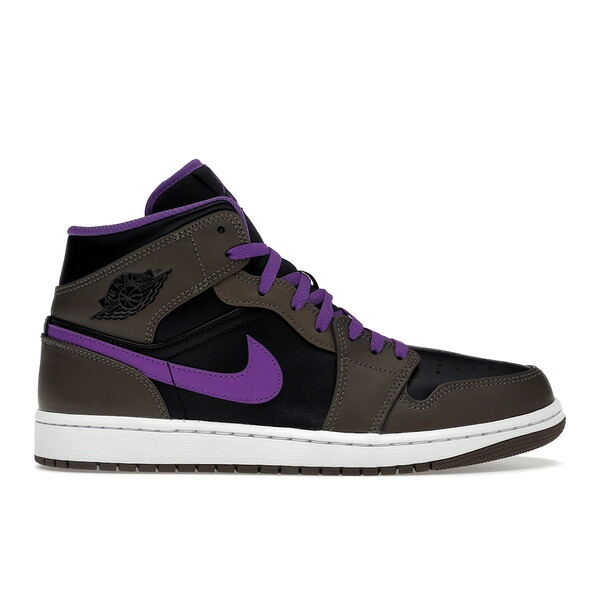 Jordan ジョーダン メンズ スニーカー  【Jordan 1 Mid Purple Mocha】  大いさ US_M_13 Palomino/Wild Berry-Black-White