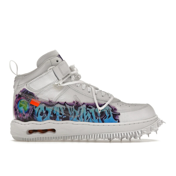 Nike ナイキ メンズ スニーカー  【Nike Air Force 1 Mid Off-White Graffiti White】  大いさ US_11(29.0糎) White/Clear-White