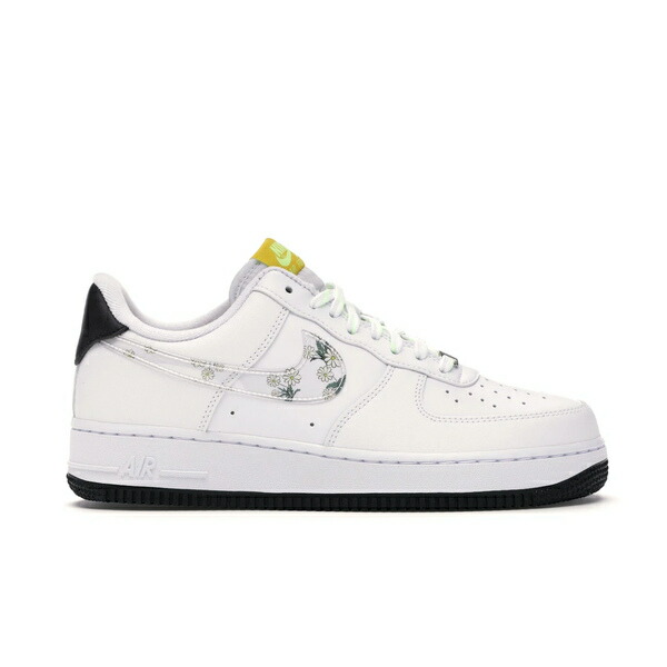 Nike ナイキ メンズ スニーカー  【Nike Air Force 1 Low Daisy】  大いさ US_12(30.0糎) White/Speed Yellow-Pale Ivory-White