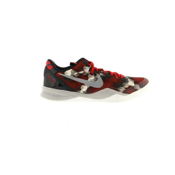 Nike ナイキ メンズ スニーカー  【Nike Kobe 8 Milk Snake】  大きさ US_9(27.0珊) University Red/Sail-Noble Red-Pearl Grey