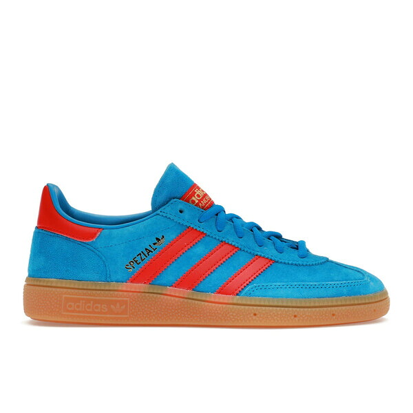 adidas アディダス メンズ スニーカー  【adidas Handball Spezial Bright Blue】  大いさ US_7(25.0糎) Bright Blue/Vivid Red/Gold Metalic