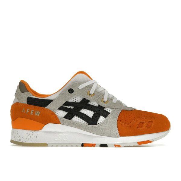 ASICS アシックス メンズ スニーカー  【ASICS Gel-Lyte III AFEW x Beams Orange Koi (Special Box)】  大いさ US_7.5(25.5糎) Orange/White