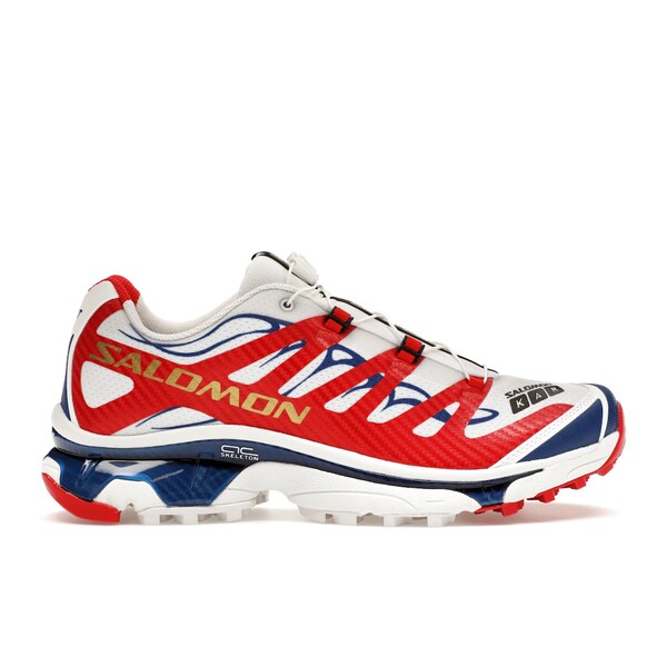 Salomon サロモン メンズ スニーカー  【Salomon XT-4 OG Kar L\u0027Art de L\u0027Automobile Porsche 911 GT1-98】  大きさ US_11(29.0珊) White/High Risk Red/Surf The Web