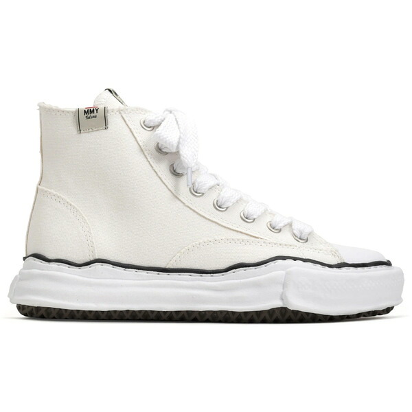 Maison Mihara Yasuhiro ミハラヤスヒロ メンズ スニーカー  【Maison Mihara Yasuhiro Peterson OG Sole Canvas High White】  大きさ US_11(29.0珊) White/Black