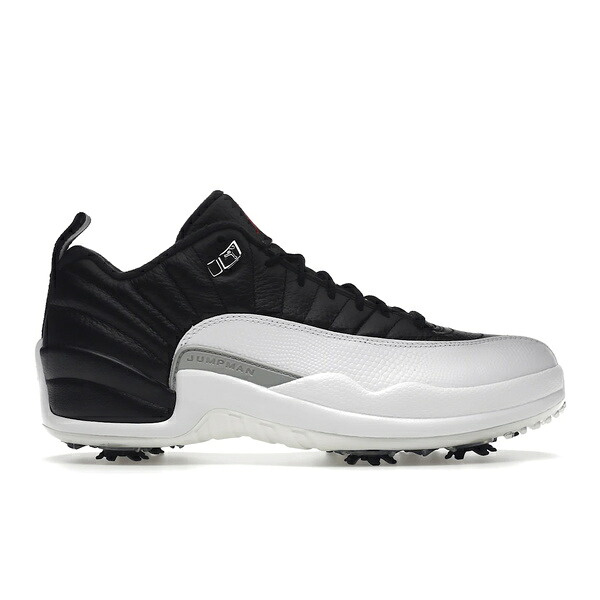 Jordan ジョーダン メンズ スニーカー 【Jordan 12 Retro Low Golf Playoff】 サイズ US_12.5(30.5cm) Black/Varsity Red/Metallic Silver/White｜asty