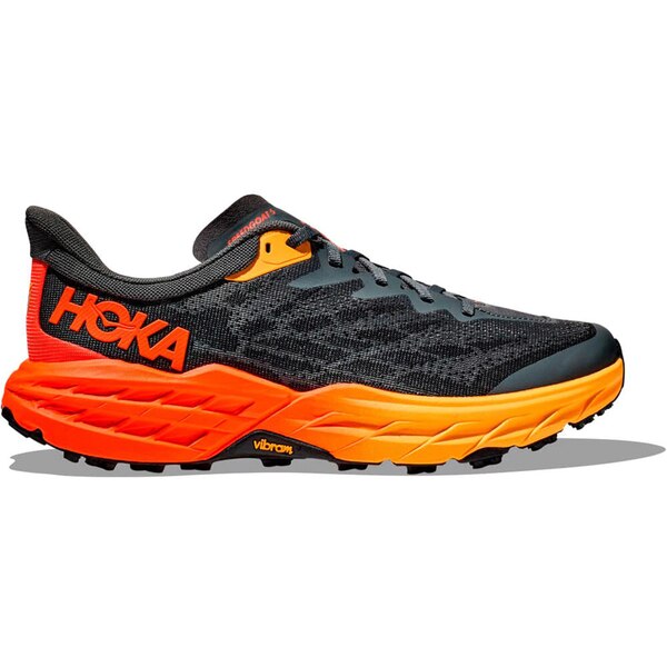 Hoka One One ホカオネオネ メンズ スニーカー  【Hoka One One Speedgoat 5 Castlerock Flame】  大きさ US_7.5(25.5珊) Castlerock/Flame