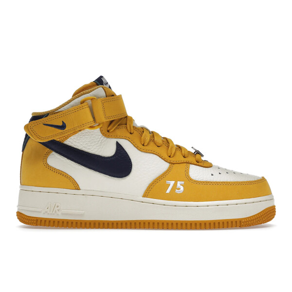Nike ナイキ メンズ スニーカー  【Nike Air Force 1 Mid Paris Pollen】  大いさ US_7.5(25.5糎) Pollen/Blue Void-Cashmire-Green Noise