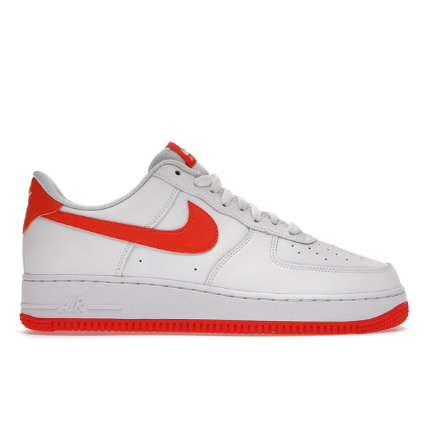Nike ナイキ メンズ スニーカー  【Nike Air Force 1 Low White Orange (2021)】  大きさ US_8.5(26.5珊) White/Orange