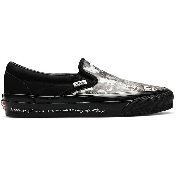 Vans バンズ メンズ スニーカー  【Vans Classic Slip-On LX Jim Goldberg Black Wall】  大きさ US_8.5(26.5珊) Jim Goldberg/Back Wall