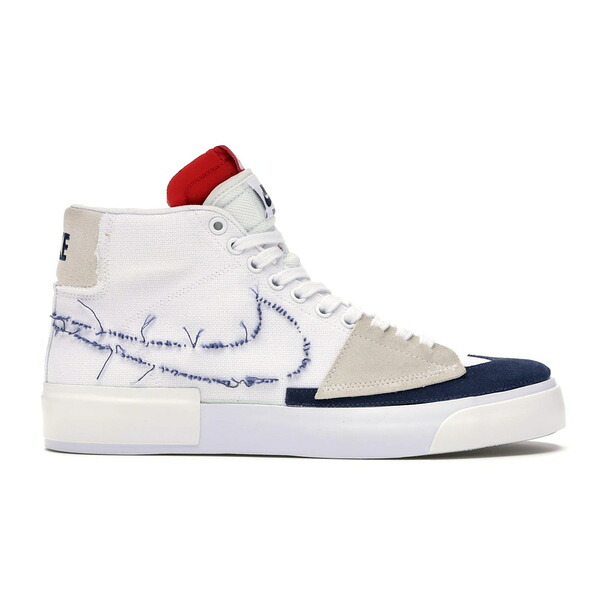 Nike ナイキ メンズ スニーカー  【Nike SB Blazer Mid Edge Hack Pack White】  大きさ US_9.5(27.5珊) White/University Red-Summit White-Midnight Navy