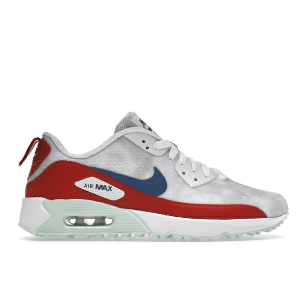 Nike ナイキ メンズ スニーカー  【Nike Air Max 90 Golf US Open Surf and Turf (2022)】  大きさ US_10.5(28.5珊) Summit White/Red Clay/Mint Foam/Dark Marina Blue