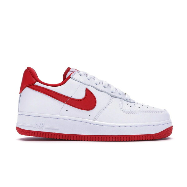 Nike ナイキ メンズ スニーカー  【Nike Air Force 1 Low Think 16 (Fo Fi Fo)】  大きさ US_7.5(25.5糎) White/University Red-Metallic Gold-White