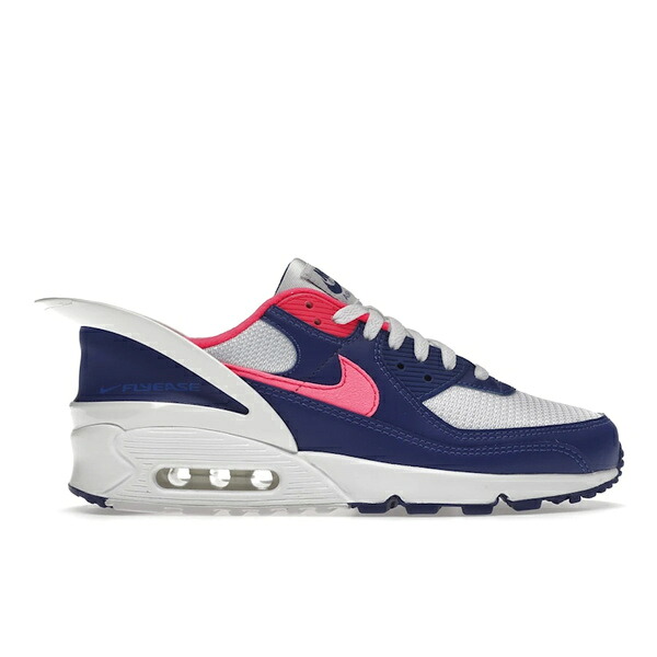 Nike ナイキ メンズ スニーカー  【Nike Air Max 90 Flyease Deep Royal Blue Hyper Pink】  大いさ US_12(30.0糎) White/White-Deep Royal Blue-Hyper Pink