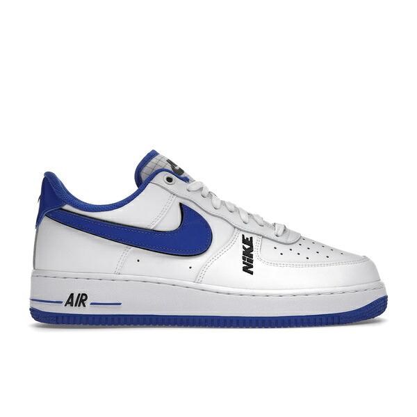 Nike ナイキ メンズ スニーカー  【Nike Air Force 1 Low \u002707 LV8 Motocross White Royal Blue Black】  大きさ US_9.5(27.5珊) White/Royal Blue-Black