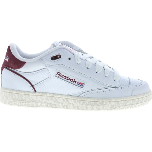 Reebok リーボック メンズ スニーカー  【Reebok Club C Bulc White Classic Burgundy】  大きさ US_7(25.0珊) White/Classic Burgundy/Chalk