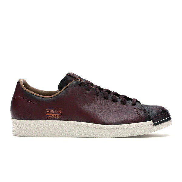 adidas アディダス メンズ スニーカー  【adidas Superstar 80s Limited Edt Bank Vault】  大きさ US_6(24.0珊) Dark Burgundy/Dark Burgundy/Mesa