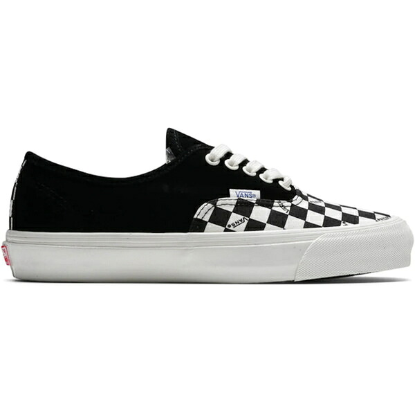 Vans バンズ メンズ スニーカー  【Vans Authentic OG LX Black Checkerboard Toe】  大きさ US_5(23.0珊) Black/Checkerboard