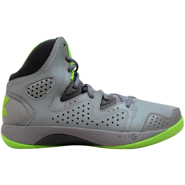 Under Armour アンダーアーマー メンズ スニーカー  【Under Armour UA Micro G Torch 2 Steel/Black-Green】  大きさ US_8(26.0糎) Steel/Black-Green