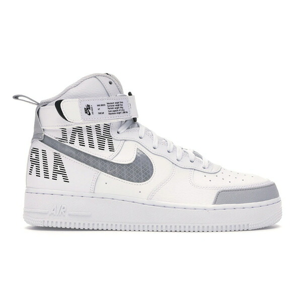 Nike ナイキ メンズ スニーカー 【Nike Air Force 1 High Under Construction White】 サイズ US_8(26.0cm) Cool Grey/Wolf Grey-Pure Platinum｜asty