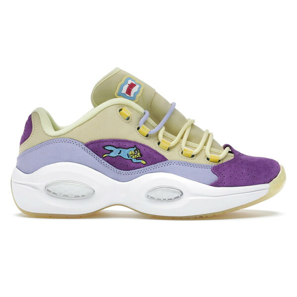 Reebok リーボック メンズ スニーカー  【Reebok Question Low BBC Ice Cream Running Dog Yellow Purple】  大いさ US_9.5(27.5糎) Yellow/Purple/Purple