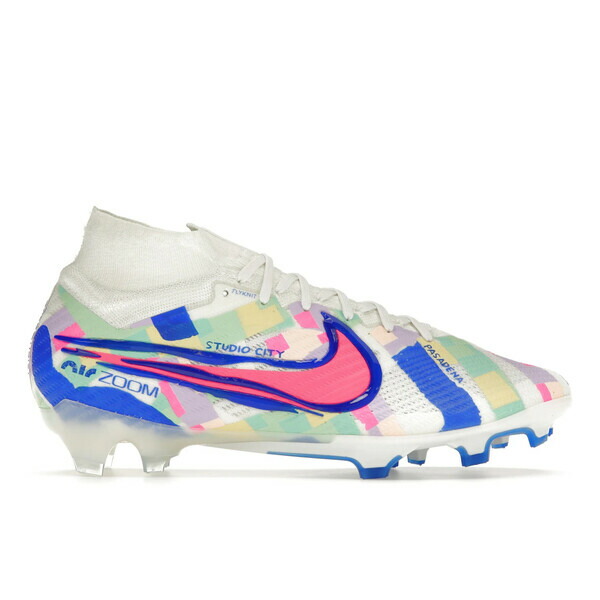 Nike ナイキ メンズ スニーカー  【Nike Zoom Mercurial Superfly 9 Elite SE FG Socal Pack】  大きさ US_7.5(25.5珊) Sail/Racer Blue