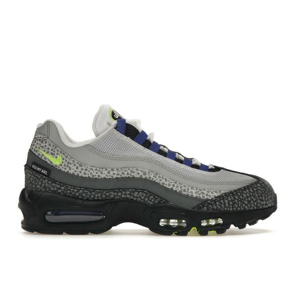 Nike ナイキ メンズ スニーカー  【Nike Air Max 95 Kiss My Airs Neon】  大いさ US_10(28.0糎) Metallic Silver/Cement Grey/Black/Varsity Royal/Volt