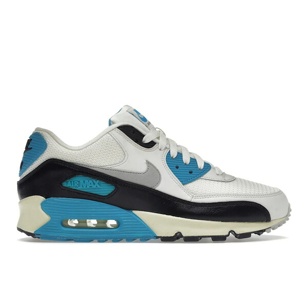 Nike ナイキ メンズ スニーカー  【Nike Air Max 90 Sail Neutral Grey】  大いさ US_12(30.0糎) Sail / Neutral Grey-Laser Blue-Black