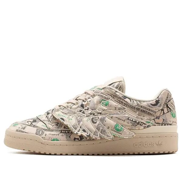 adidas アディダス メンズ スニーカー  【adidas Jeremy Scott x Forum Wings 1.0 Low \u0027Money\u0027 GX6393】  大いさ US_M_4.5 靴-スニーカー