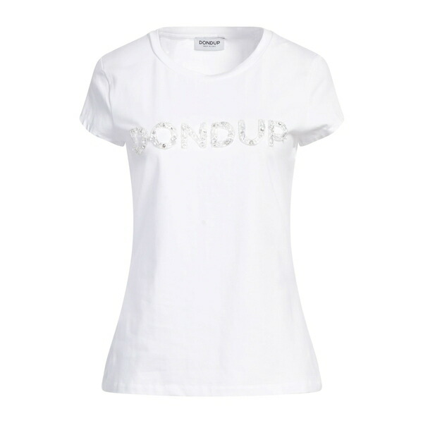 【送料無料】 ドンダップ レディース Tシャツ トップス T-shirts White
