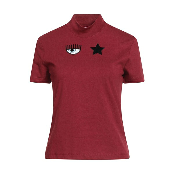 【貨物輸送無料】 シアラフェラーニ レディース プルオーバー トップス T-shirts Red