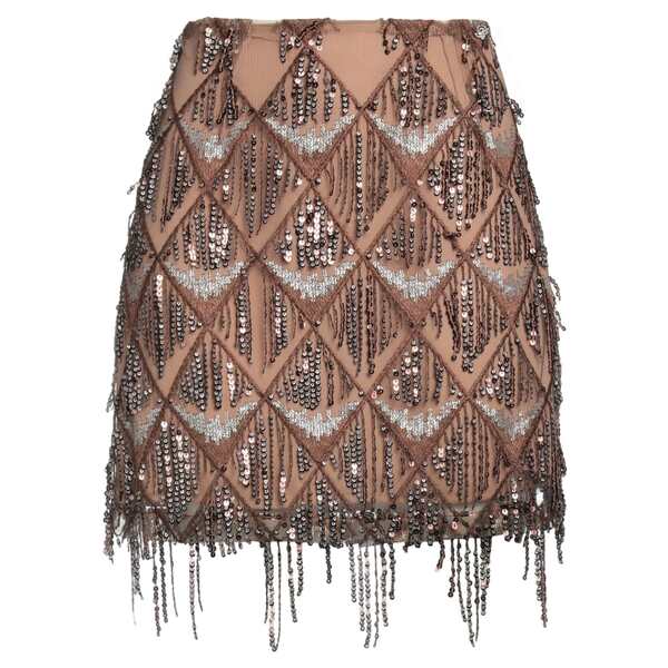 【送料無料】 ブルマリン レディース スカート ボトムス Mini skirts Brown