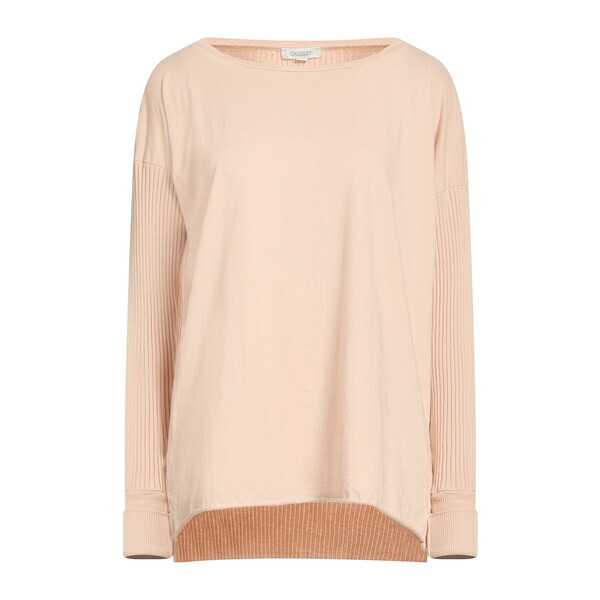 【送料無料】 クロスリー レディース Tシャツ トップス T-shirts Pink