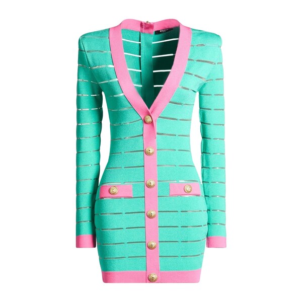 【貨物輸送無料】 バルマン レディース 衣裳 トップス Mini dresses Green