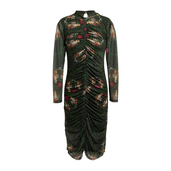 【送料無料】 イル テ デッレ 5 レディース ワンピース トップス Midi dresses Green