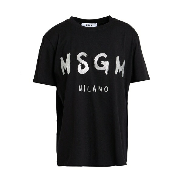 【送料無料】 エムエスジイエム レディース Tシャツ トップス T-shirts Black 16,546円