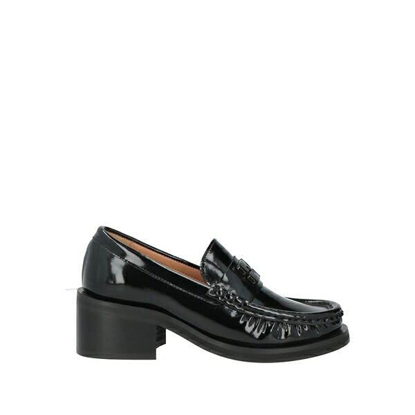 【送料無料】 ガニー レディース スリッポン・ローファー シューズ Loafers Black｜asty