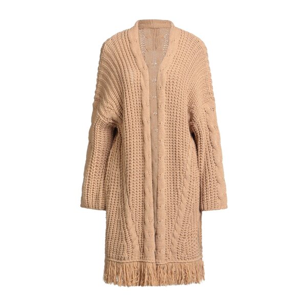 【貨物輸送無料】 ミルヴァ ミ レディース ジレー アウター Cardigans Beige