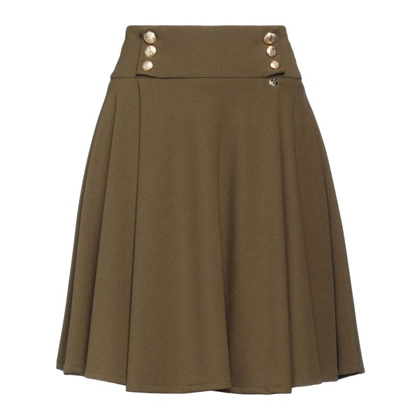 【貨物輸送無料】 飛球 うしろ帯 レディース スコート ボトムス Mini skirts Green