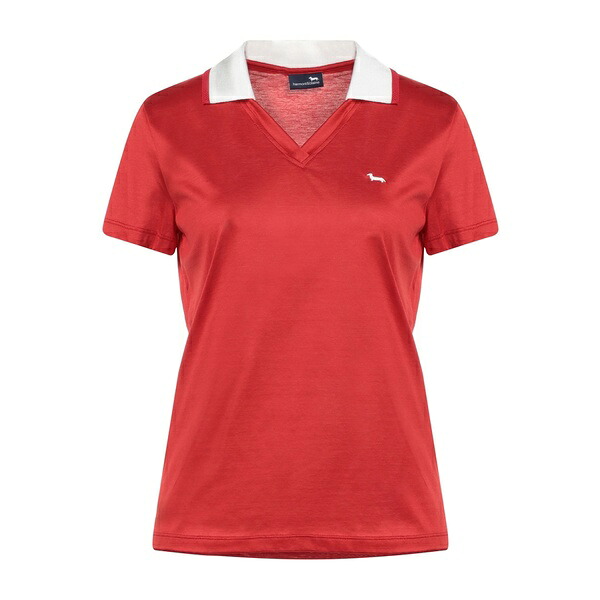 【貨物輸送無料】 ハーモント \u0026 知恵袋 レディース プルオーバー トップス T-shirts Red
