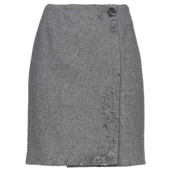 【送料無料】 エムエスジイエム レディース スカート ボトムス Mini skirts Grey
