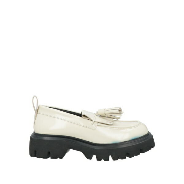 【貨物輸送無料】 エムエスジイエム レディース スリッポン・ローファー シューズ Loafers White