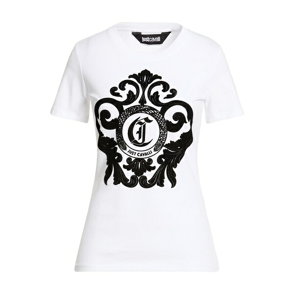 【貨物輸送無料】 ロベルトカヴァリ レディース プルオーバー トップス T-shirts White